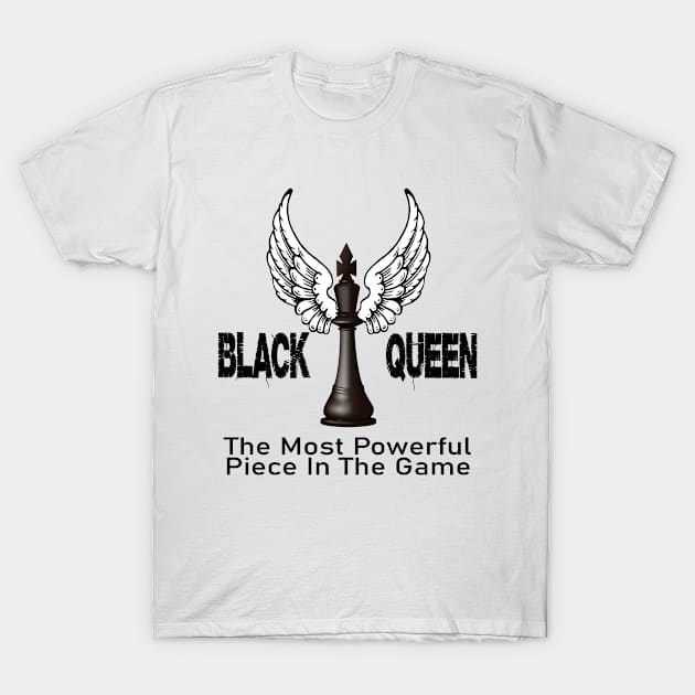 Black Queen The Most Powerful T-Shirt by 29 hour design